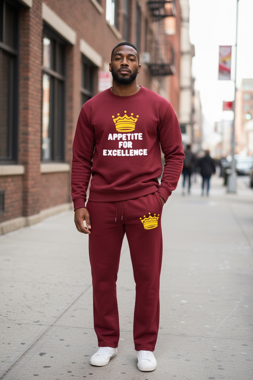 “Appetite For Excellence” Crewneck Unisex Set