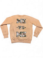 “ME-vs-ME” Cream/Camo Crewneck Set