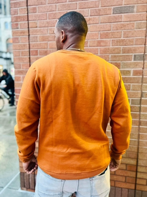 “Entrepreneurs Are The New SuperStars” Chenille Crewnecks w Zipper Side Pockets