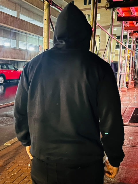 “Entrepreneurs Are The New Superstars” Chenille Hoodie with side Zip Pockets