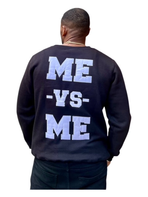 ME-vs-ME (black/white) Crewneck
