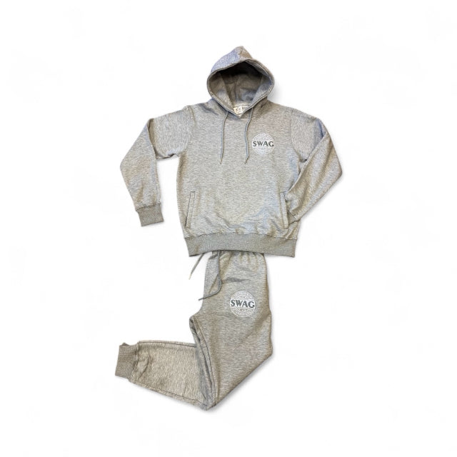 ME-vs-ME Grey/White Hoodie Set