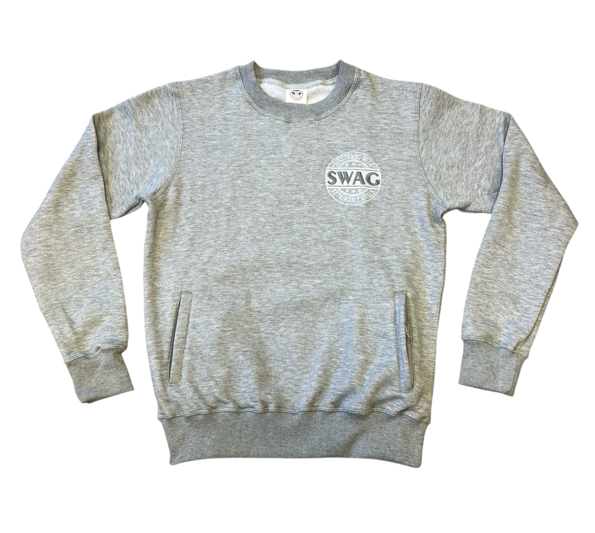 ME-vs-ME Grey/White Crewneck