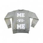 ME-vs-ME Grey/White Crewneck