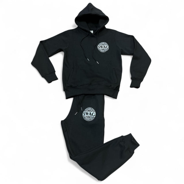 ME-vs-ME Black/White Hoodie Set