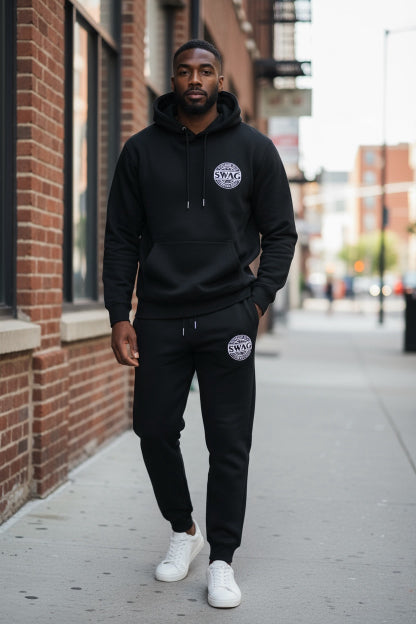 ME-vs-ME Black/White Hoodie Set